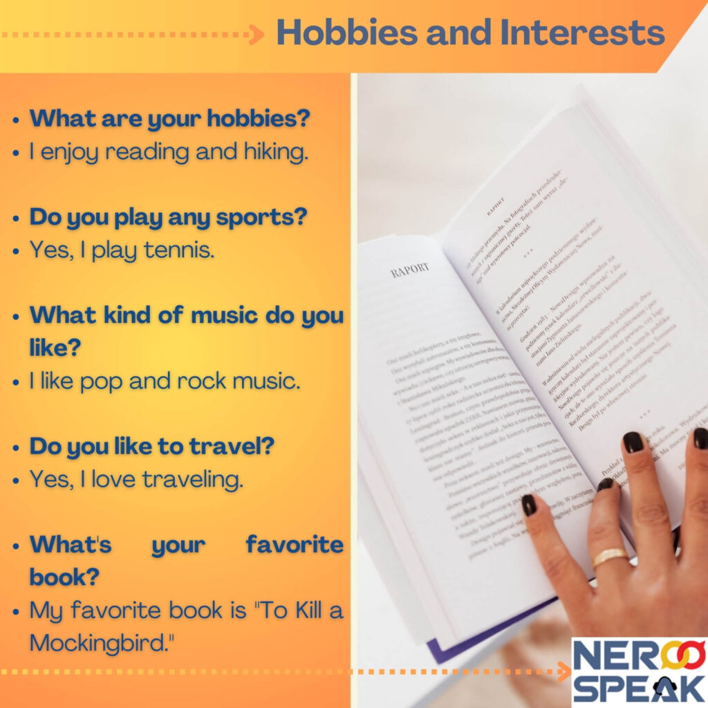 Hobbies and Interests