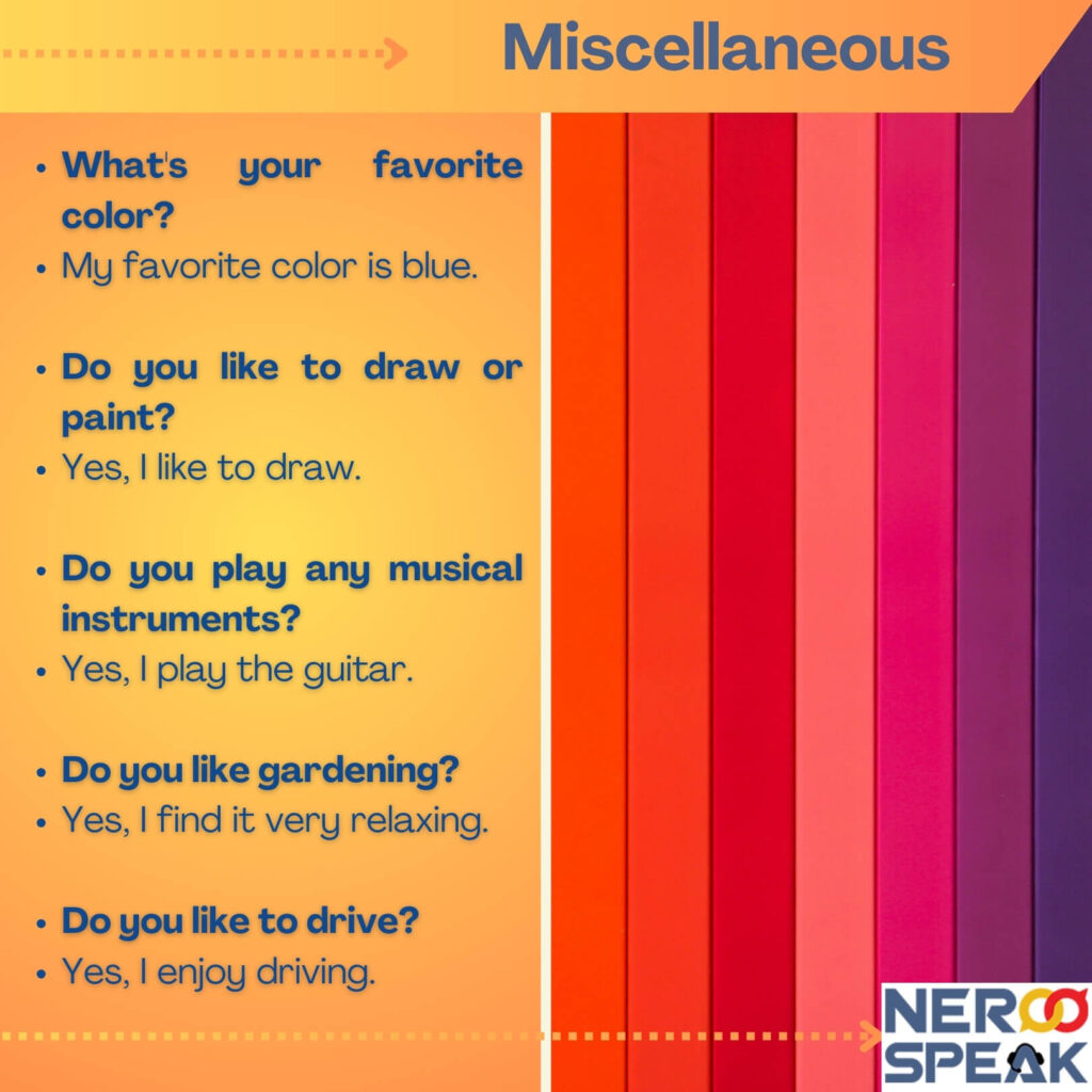 Miscellaneous