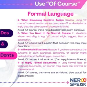 Of Course Meaning - Neroo Speak